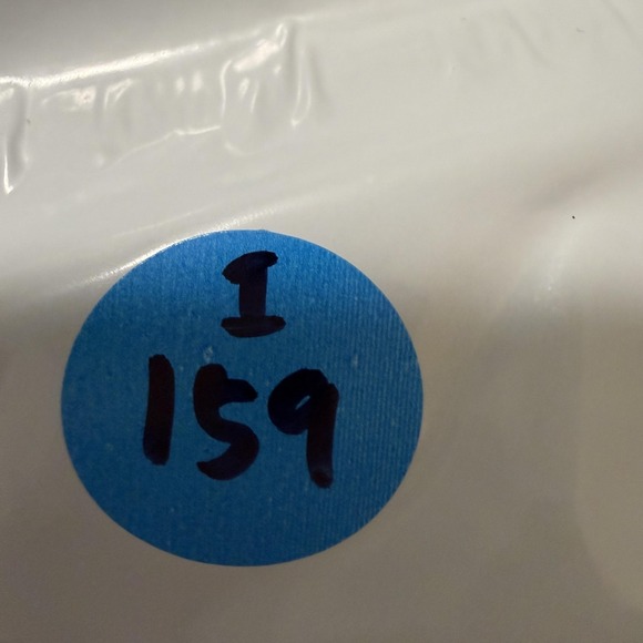 Uniqlo Lounge Pants Women Medium Blue Striped Chambray Elastic Capri Lightweight - Picture 6 of 6